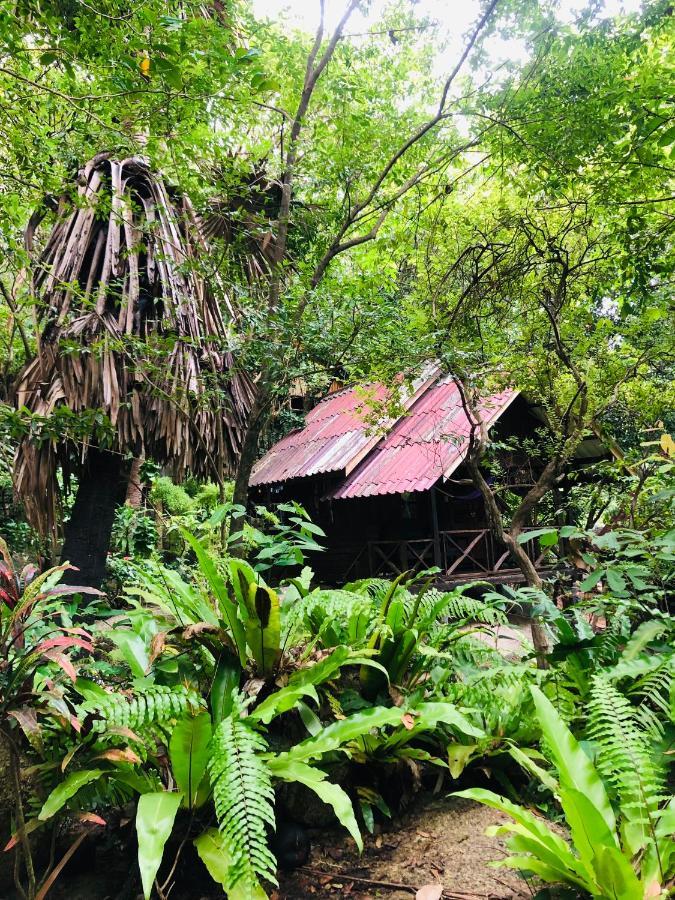 Bambu Huts Hotel บ้านใต้ ภายนอก รูปภาพ